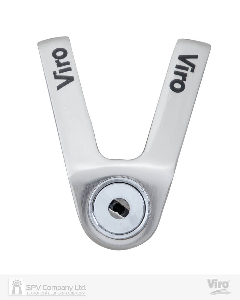 Замок VIRO MOTO STOPPER STAINLESS STEEL 2 KEY